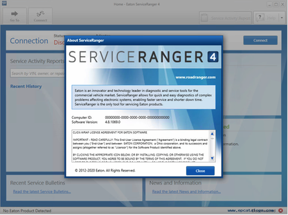 EATON ServiceRanger 4.9 diagnostic tool 2021