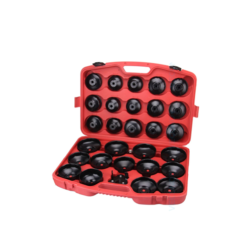 30pcs Oil Filter Wrench Set Cup Style Socket Remover Automotive Universal Car Repair Tool Kit Removal Caps for Audi Ford BMW