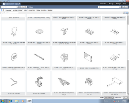 HYUNDAI GLOBAL Snap On EPC 5 Spare Parts Catalog 2020-2022