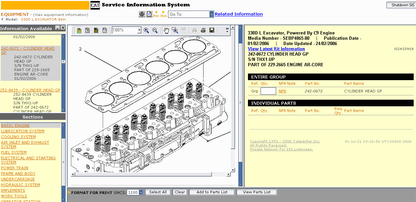 CATERPILLAR SIS [2021] CAT SIS Service Information System  Spare Parts Catalog and Service Repair Manual