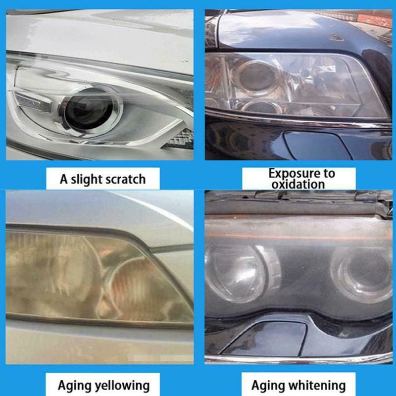Car Headlight Repair Agent H5 Headlight Restoration Oxidation Liquid Kit 30ML Headlight Polishing Anti-scratch Maintenance