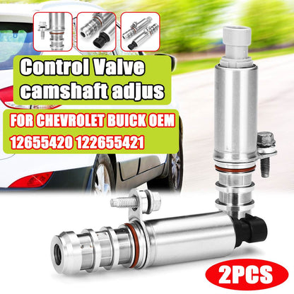 12655420 122655421 2PCS Fuel Control Valves Solenoid Control Valves Camshaft Adjus for Chevrolet Buick