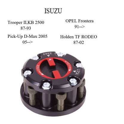 AVM433 897113446PT 8971134460 4WD Locking Hubs FOR ISUZU Pickup Trooper OPEL Frontera Holden Jackaroo B022