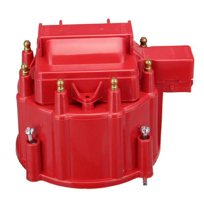For GM HEI Red Distributor Large Cap Rotor Module Kit For SBC Replacement For Chevy 350 454 Distributor Cap and Rotor Kits